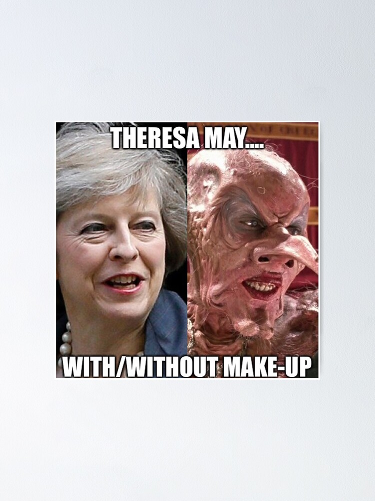 Alternate view of Theresa May In Witches Poster