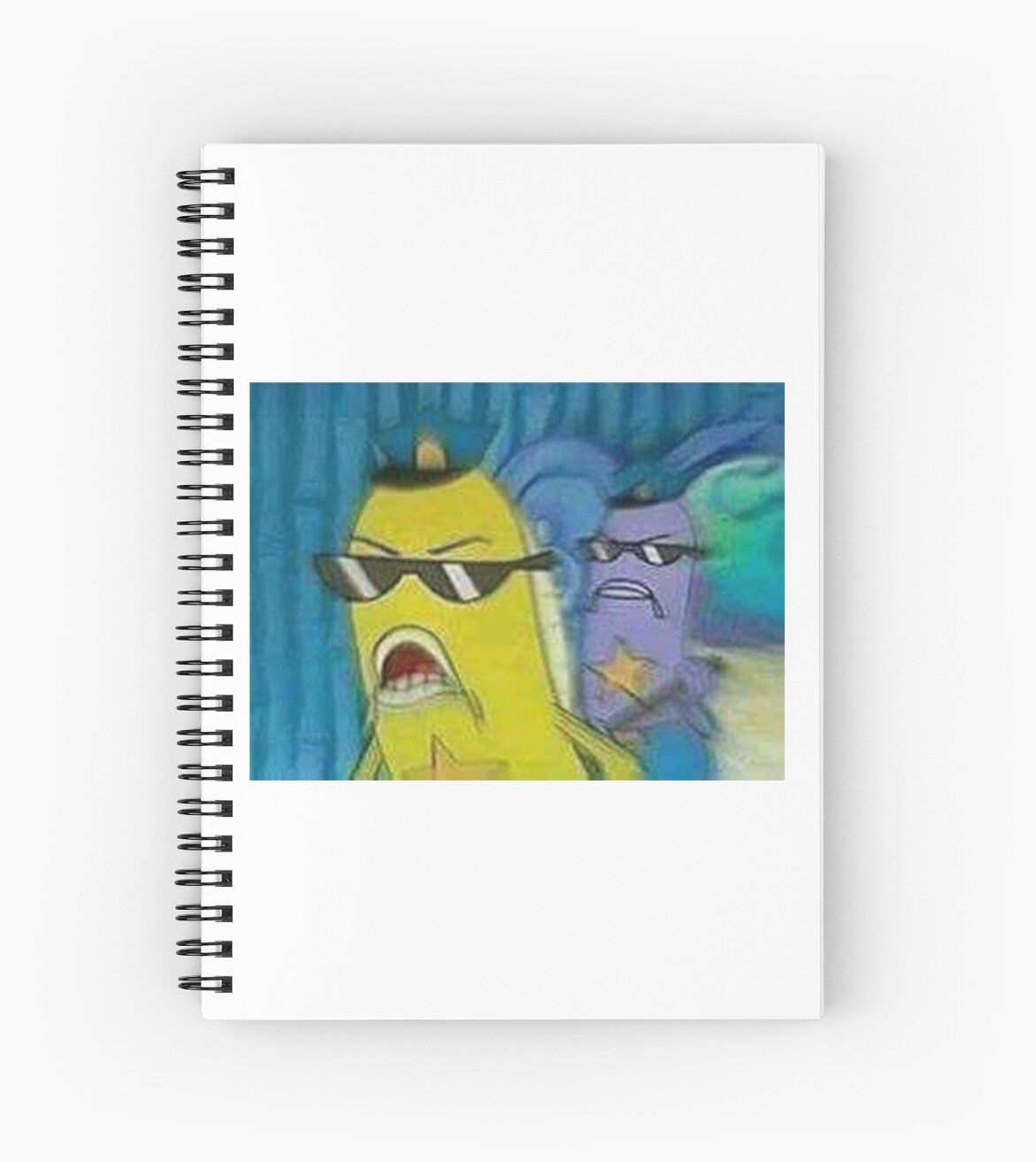 Spongebob Cops Police Meme Spiral Notebooks By Grufalo Redbubble