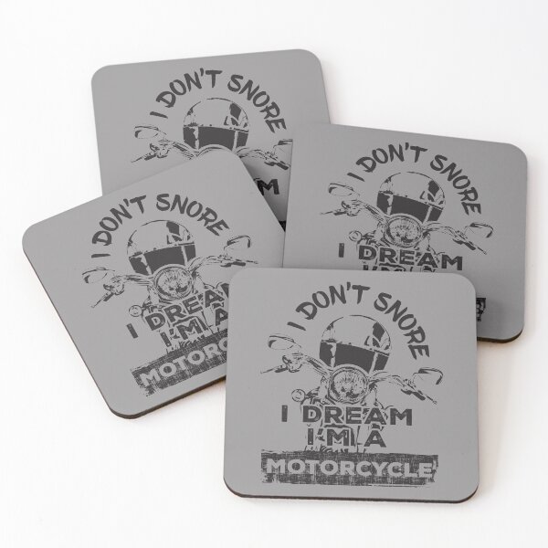 Item preview, I don't snore I dream I'm a motorcycle - Gray designed and sold by F440.