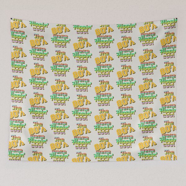 Item preview, The 80's Were Flippin' Cool, Colorful Retro Style Design designed and sold by TrulyEpoque.
