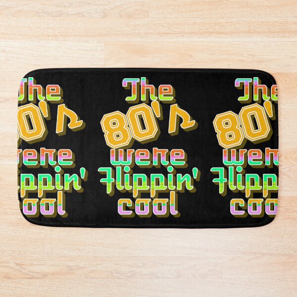 Item preview, The 80's Were Flippin' Cool, Colorful Retro Style Design designed and sold by TrulyEpoque.