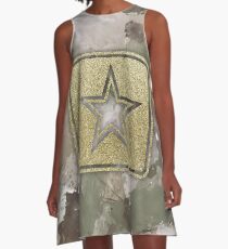 Army MultiCam Inspired Splatter A-Line Dress