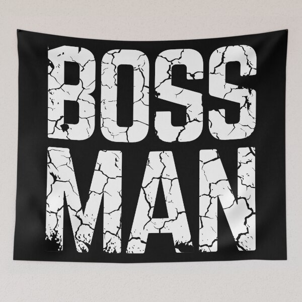 Item preview, BOSS MAN distressed 3 designed and sold by KingsManKind.