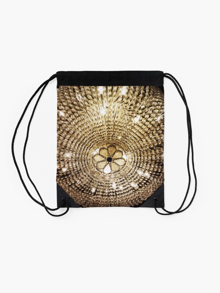 Alternate view of Gift for Interior Designer - Chandelier - Fashion Present Drawstring Bag