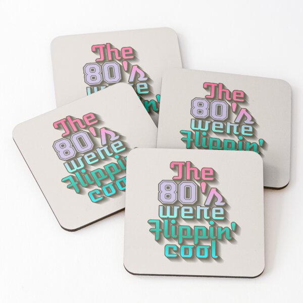 Item preview, Fun The 80's Were Flippin' Cool, Colorful Retro Style Design designed and sold by TrulyEpoque.
