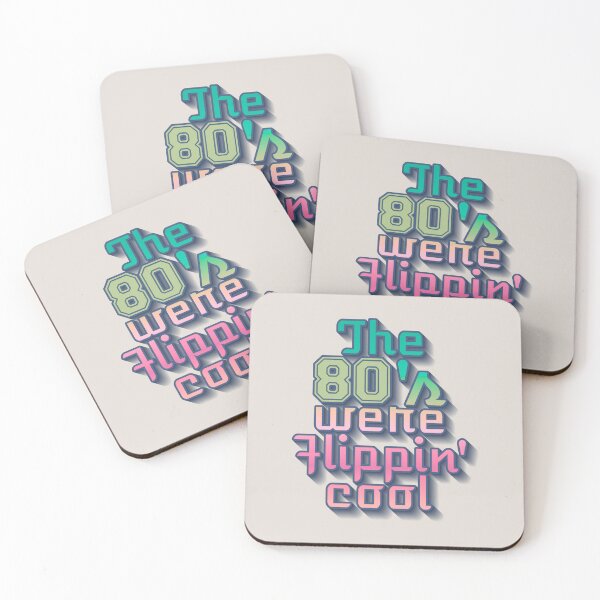 Item preview, Cool The 80's Were Flippin' Cool, Colorful Retro Style Design designed and sold by TrulyEpoque.