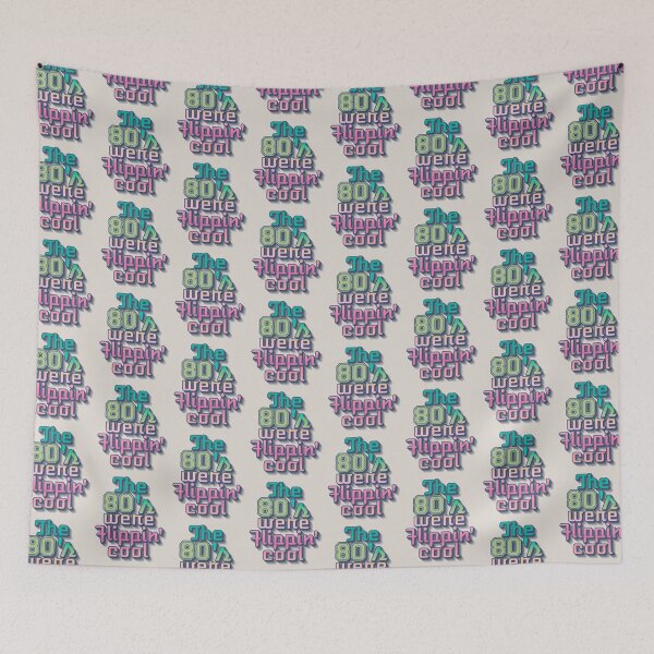 Item preview, Cool The 80's Were Flippin' Cool, Colorful Retro Style Design designed and sold by TrulyEpoque.