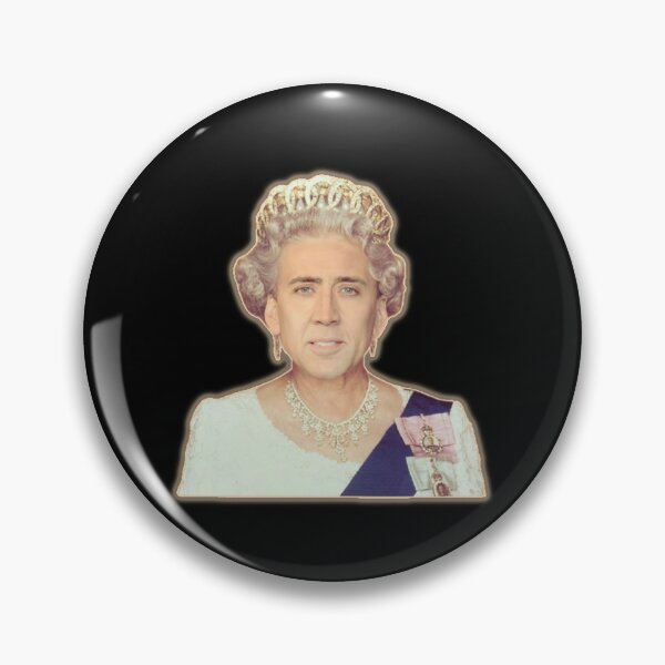 Item preview, Nicolas Cage as The Queen - Nicholas Cage - Nick Cage - Nic Cage  designed and sold by PAFDesign.