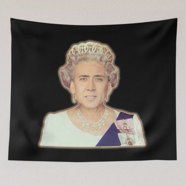 Item preview, Nicolas Cage as The Queen - Nicholas Cage - Nick Cage - Nic Cage  designed and sold by PAFDesign.