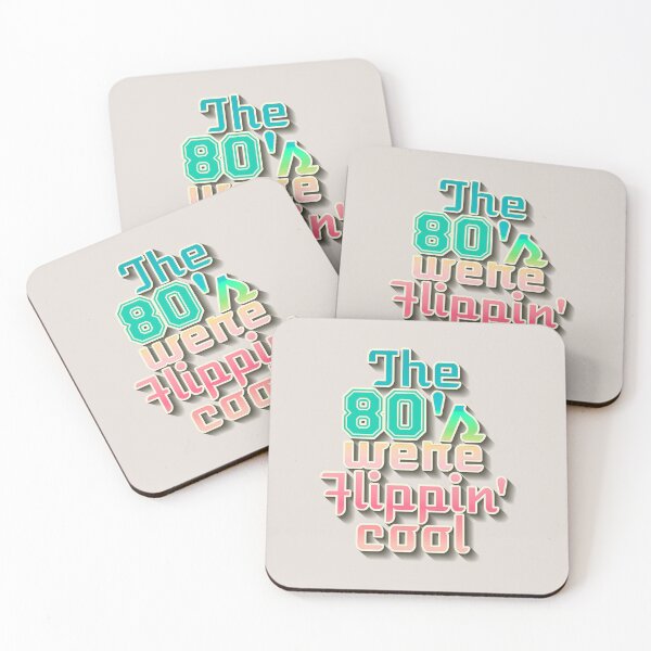 Item preview, Pastel The 80's Were Flippin' Cool, Colorful Fun Retro Style Design designed and sold by TrulyEpoque.