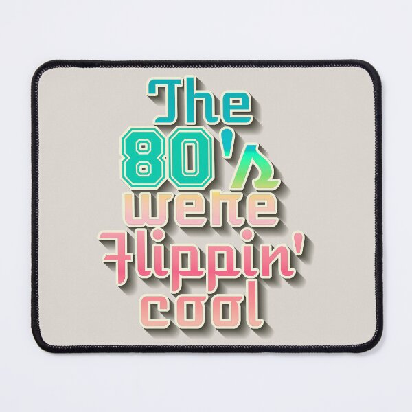 Item preview, Pastel The 80's Were Flippin' Cool, Colorful Fun Retro Style Design designed and sold by TrulyEpoque.