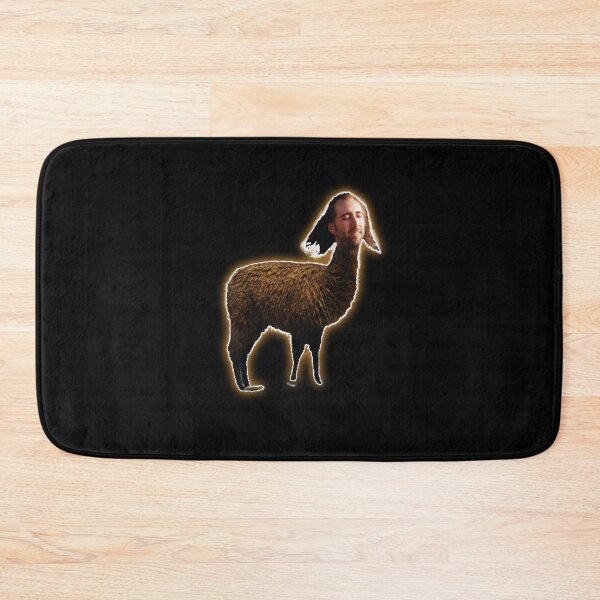 Item preview, Nicolas Cage as Llama - Nicholas Cage - Nick Cage - Nic Cage  designed and sold by PAFDesign.