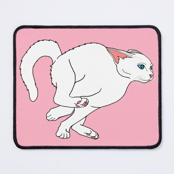 Item preview, Running Hyper White Cat designed and sold by Deborah Camp.