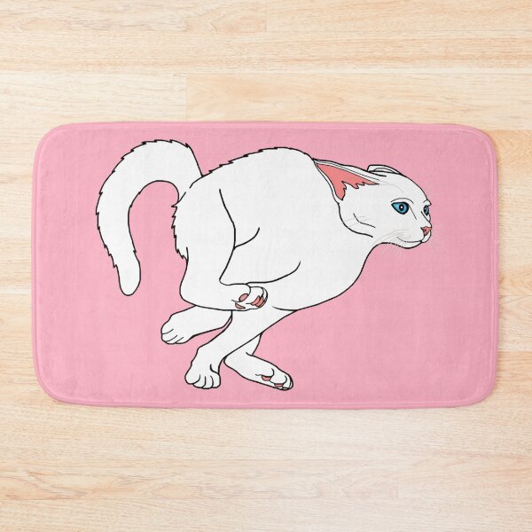 Item preview, Running Hyper White Cat designed and sold by Deborah Camp.