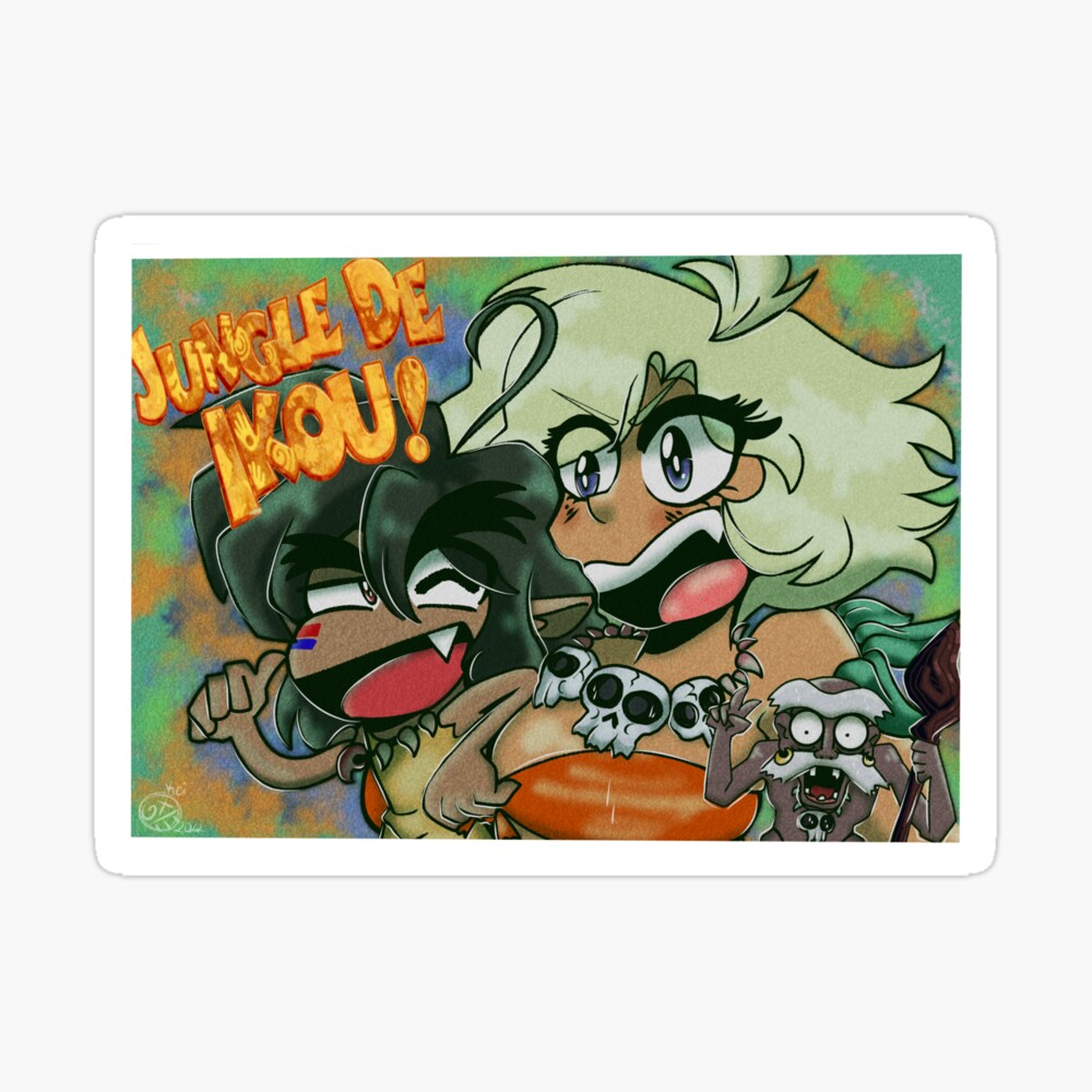 Jungle De Ikou Canvas Print for Sale by DigiKei | Redbubble