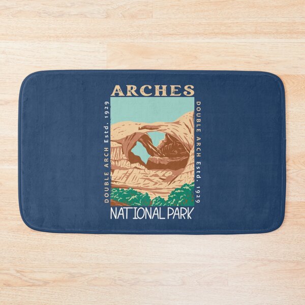 Item preview, Arches National Park Double Arch Distressed designed and sold by KrisSidDesigns.