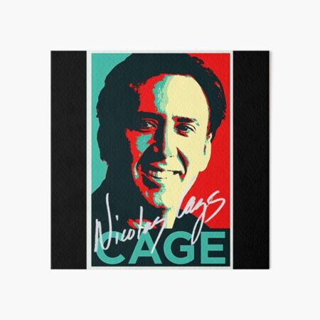 "Nicolas Cage Signature - Nicholas Cage - Nick Cage - Nic Cage " Art