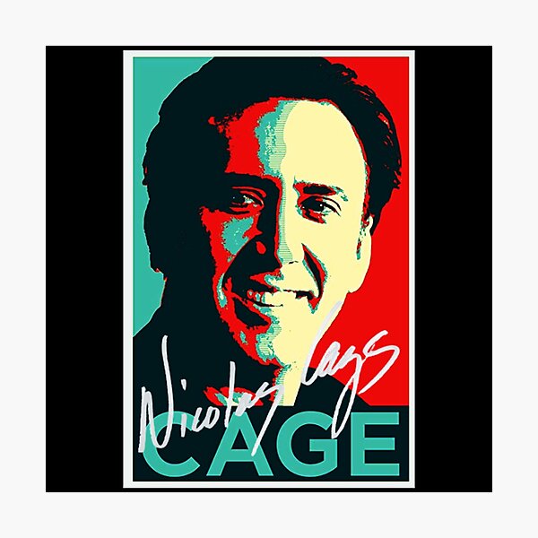 Nicolas Cage Signature Nicholas Cage Nick Cage Nic Cage Photographic Print For Sale By 1384