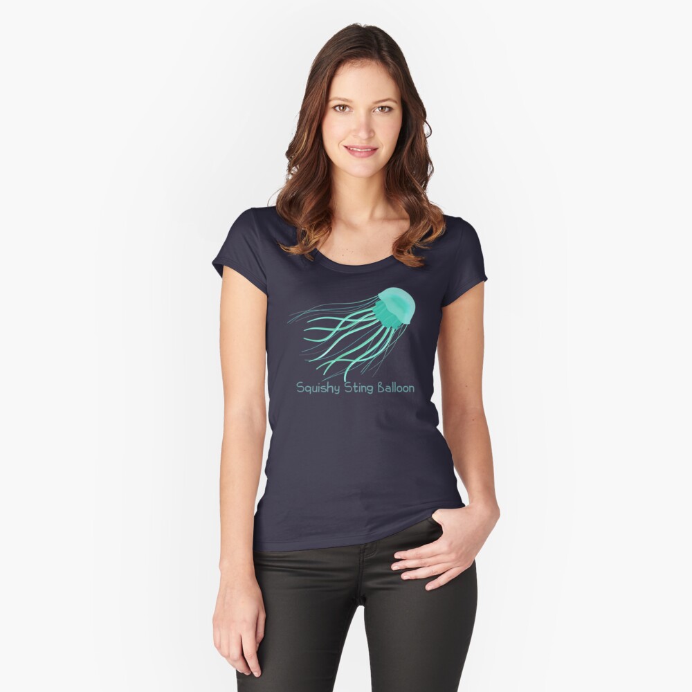 Item preview, Fitted Scoop T-Shirt designed and sold by amoebasisters.