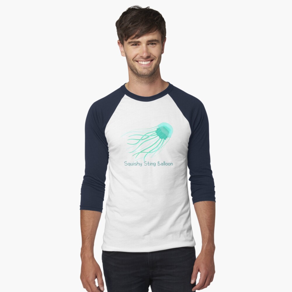 Item preview, Baseball ¾ Sleeve T-Shirt designed and sold by amoebasisters.