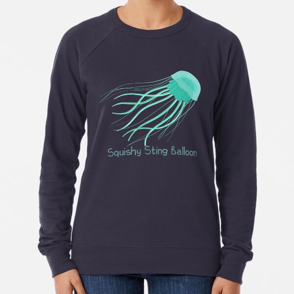 Squishy Sting Balloon (Jellyfish) Lightweight Sweatshirt