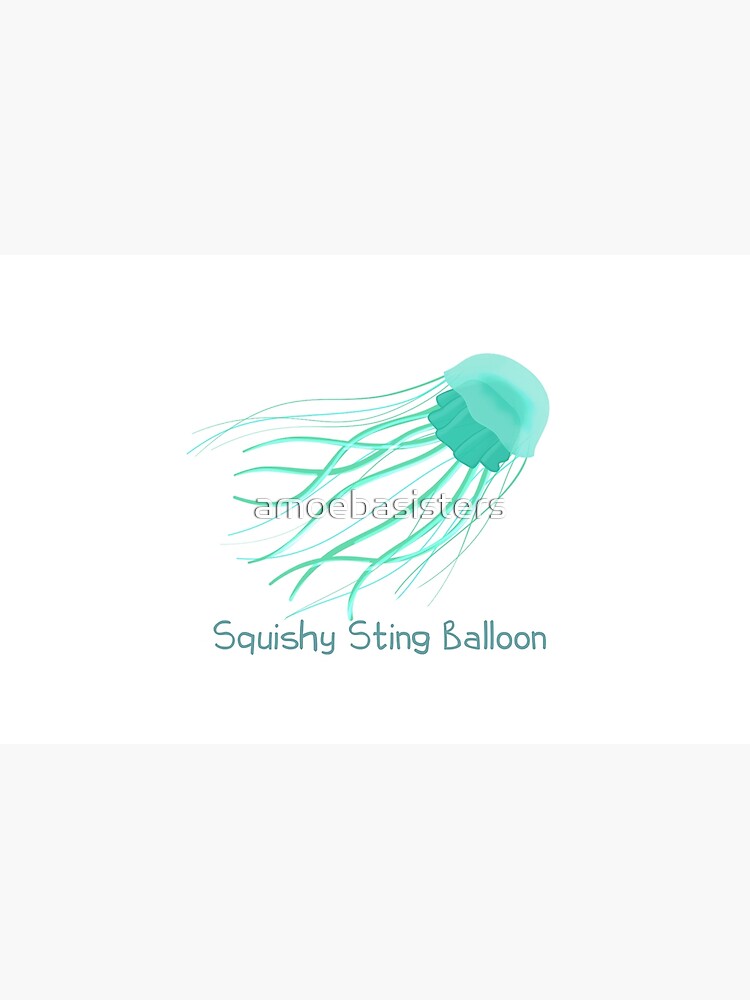 Thumbnail 4 of 4, Zipper Pouch, Squishy Sting Balloon (Jellyfish) designed and sold by amoebasisters.
