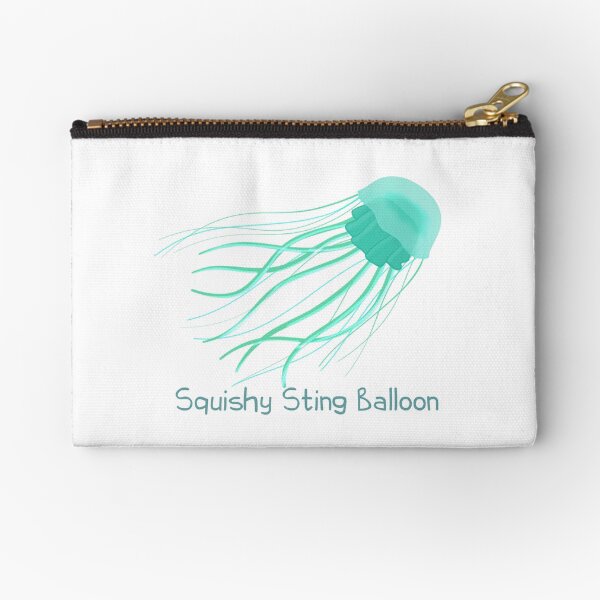 Squishy Sting Balloon (Jellyfish) Zipper Pouch
