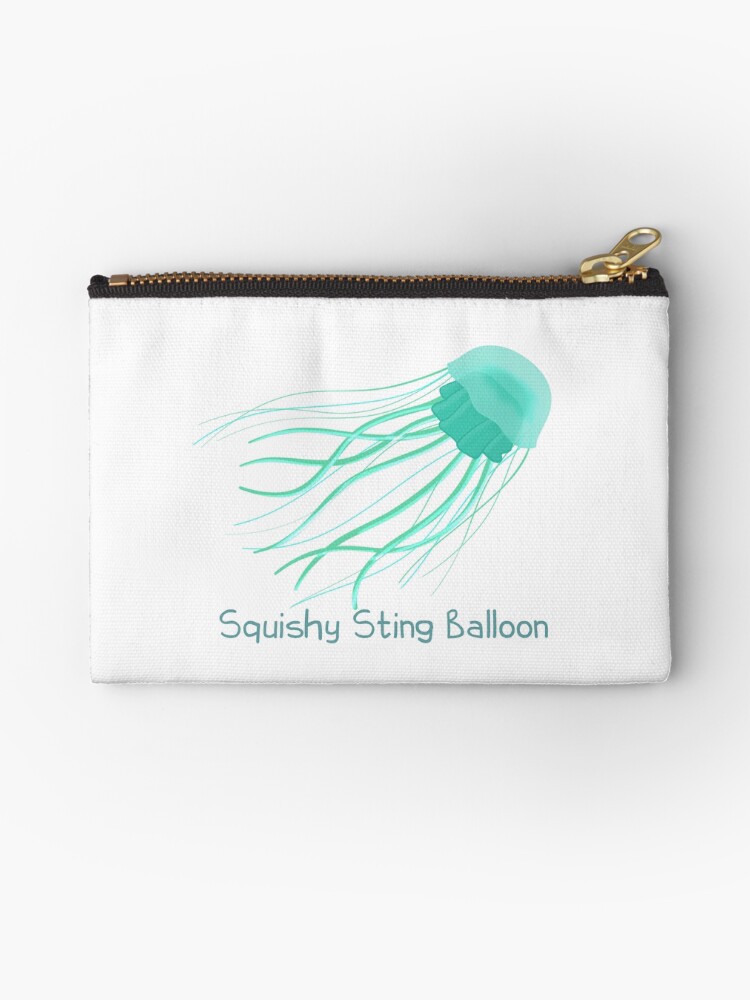 Thumbnail 1 of 4, Zipper Pouch, Squishy Sting Balloon (Jellyfish) designed and sold by amoebasisters.