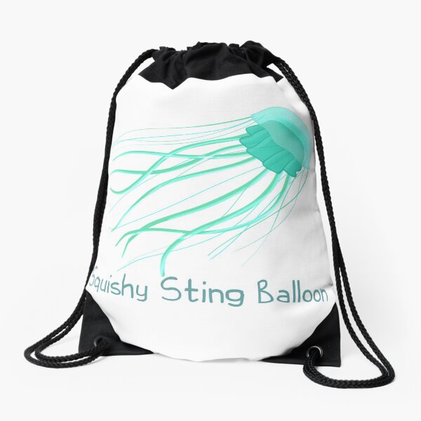 Squishy Sting Balloon (Jellyfish) Drawstring Bag