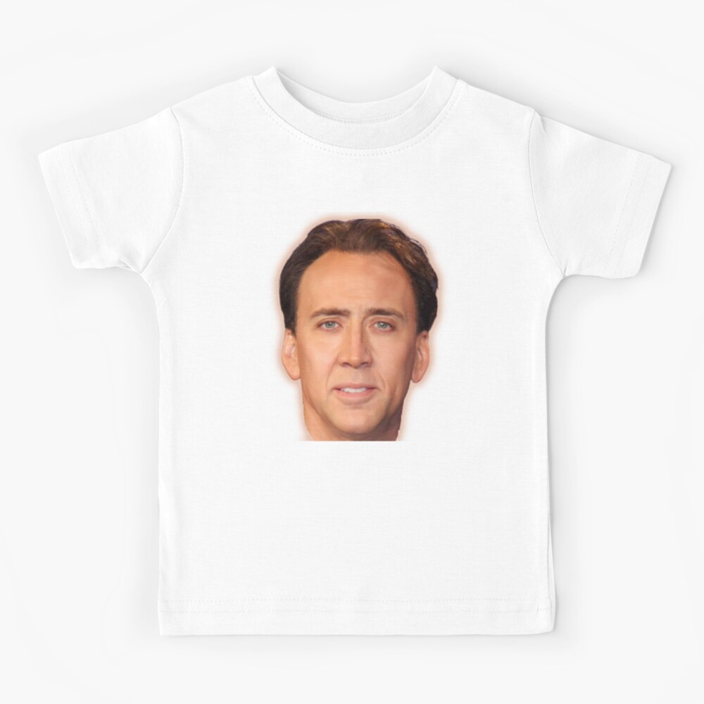 nic cage face shirt