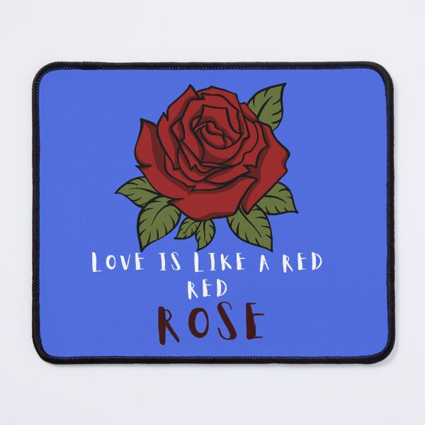 Item preview, Love is like a red red rose Robert Burns designed and sold by Voici.