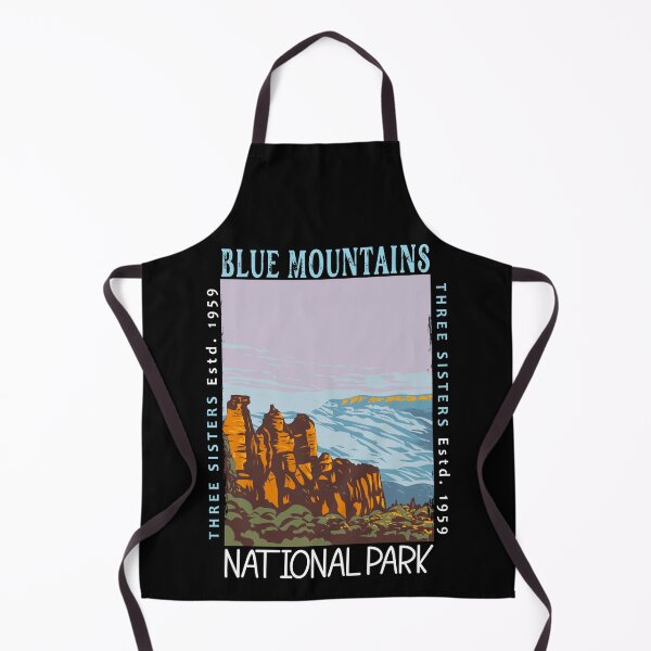 Item preview, Blue Mountains National Park Australia Three Sisters Distressed designed and sold by KrisSidDesigns.