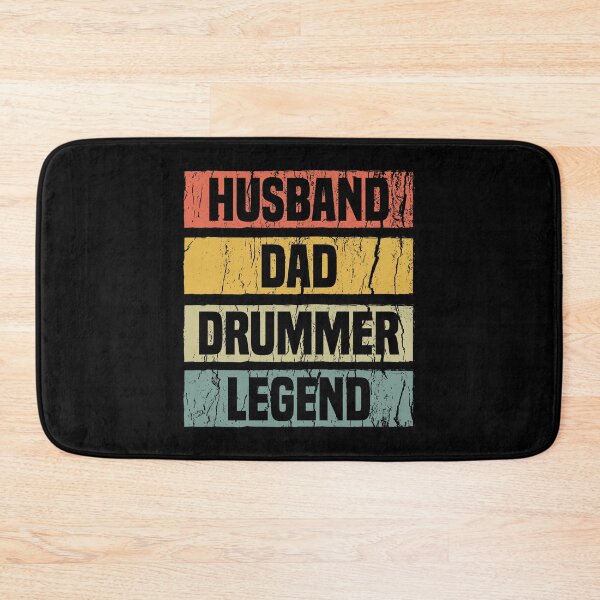 Item preview, Rock Drummer Dad Shirt Vintage Drummers Clothing Rockstar designed and sold by haselshirt.