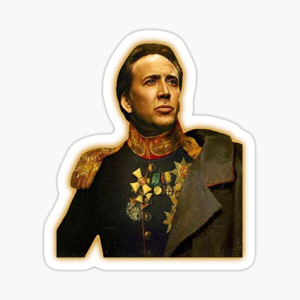 Item preview, Nicolas Cage in Army - Nicholas Cage - Nick Cage - Nic Cage  designed and sold by PAFDesign.