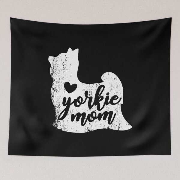 Artikelvorschau, Yorkie Mama Hundeliebhaber Fell Mama Muttertag entworfen und verkauft von haselshirt.