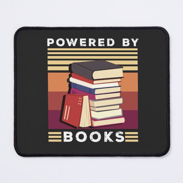 Item preview, POWERED BY BOOKS FOR BOOKWORMS  designed and sold by The Bookworm Store.