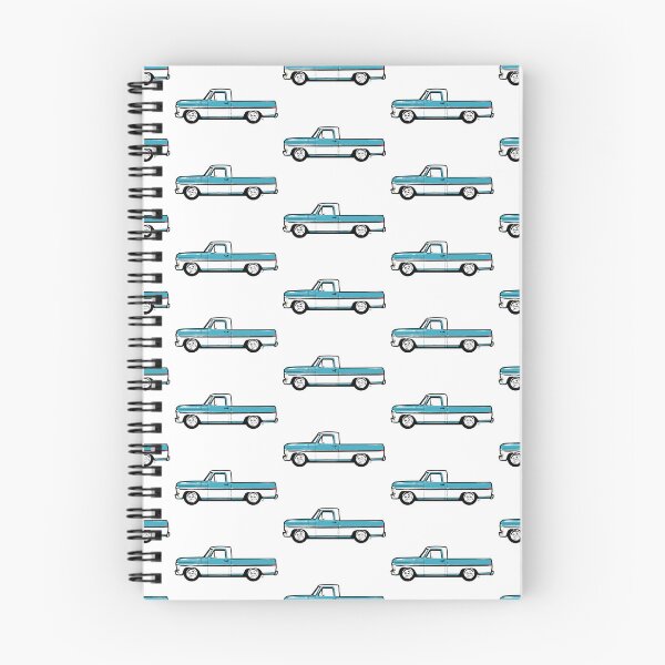 Item preview, Blue & White Vintage F Truck designed and sold by MandyCarsArts.