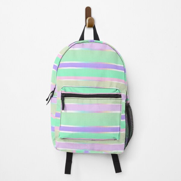 Item preview, Pastel color palette striped | breeze colors designed and sold by lausn.