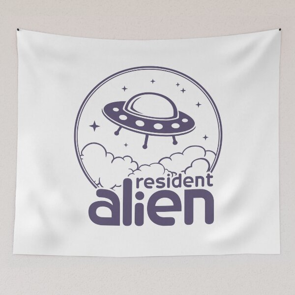 Item preview, Resident Alien UFO designed and sold by ThomasKadmon.