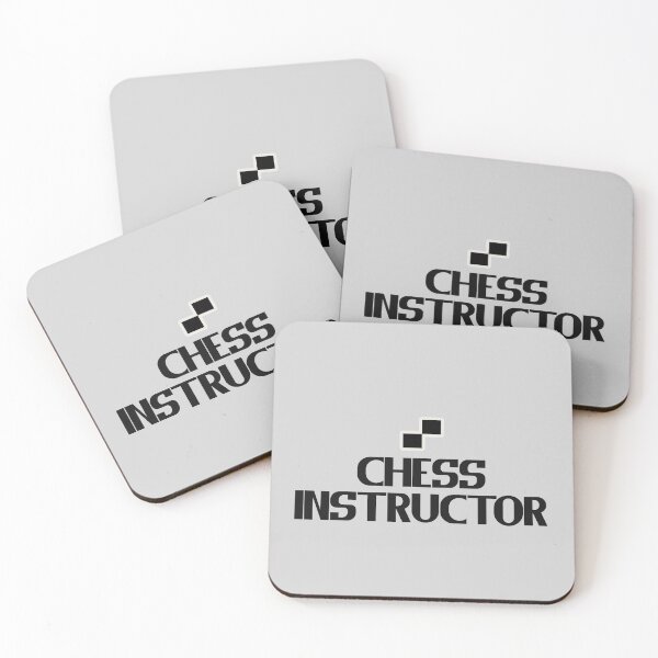 Item preview, Chess Instructor - Bold text, chess squares designed and sold by Chubuter.