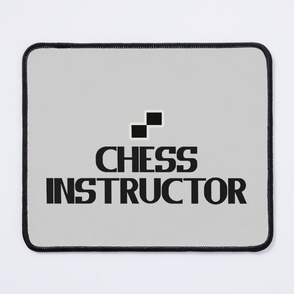 Item preview, Chess Instructor - Bold text, chess squares designed and sold by Chubuter.