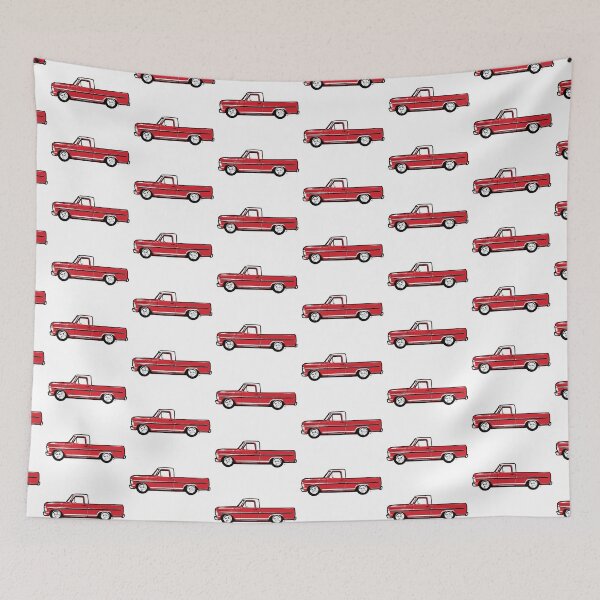 Item preview, Red Vintage F Truck designed and sold by MandyCarsArts.