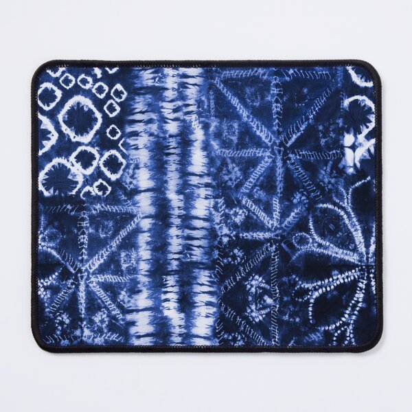 Item preview, Dark Blue Summer Tie Dye Batik Wax Tie Die Print designed and sold by paperandfrill.