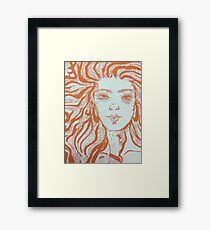 Eye Bag Chic Framed Print