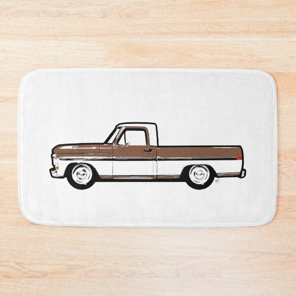 Item preview, Brown & White Vintage F Truck designed and sold by MandyCarsArts.