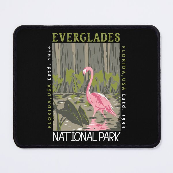 Item preview, Everglades National Park Florida Flamingo Distressed designed and sold by KrisSidDesigns.