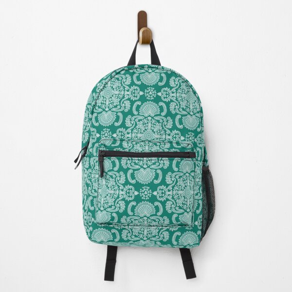 Item preview, Rococo Filigree Motif // Teal designed and sold by The Wellington Boot.