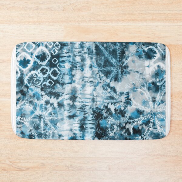 Artikelvorschau, Aqua Sommer Tie Dye Batik Wax Tie sterben Druck entworfen und verkauft von paperandfrill.