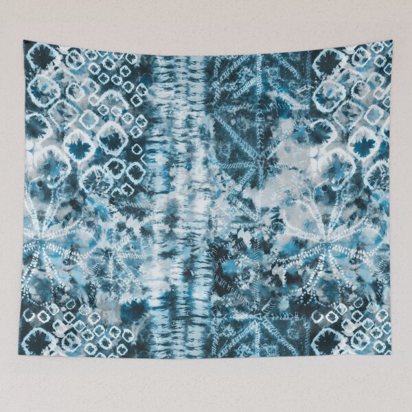 Artikelvorschau, Aqua Sommer Tie Dye Batik Wax Tie sterben Druck entworfen und verkauft von paperandfrill.