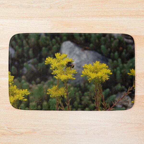 Item preview, Busy bee on yellow flowers designed and sold by TheNinthMemory.
